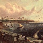 La Alameda de Cádiz en el siglo XIX (Grabado de la época)