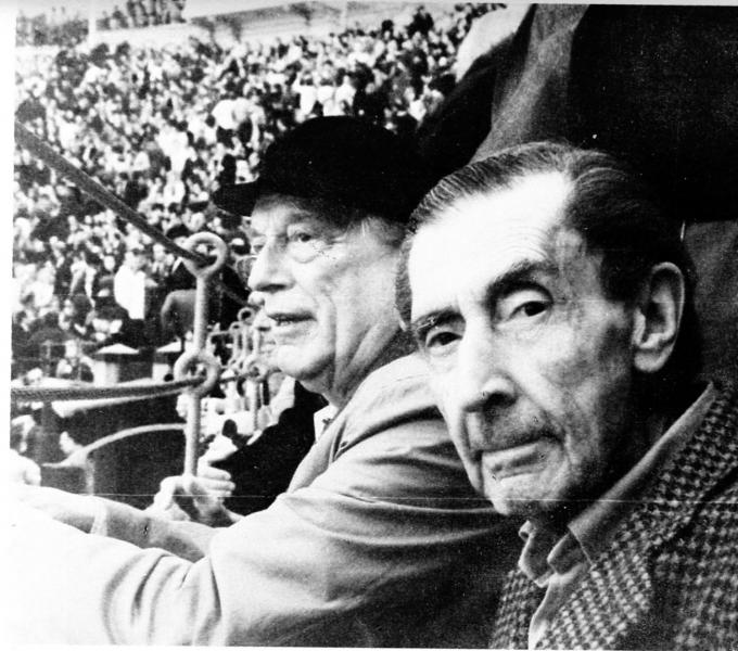 rafael-alberti-y-jose-bergamin-en-las-ventas